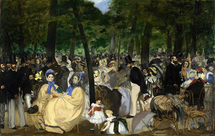Edouard Manet Music in the Tuileries (nn02) Sweden oil painting art